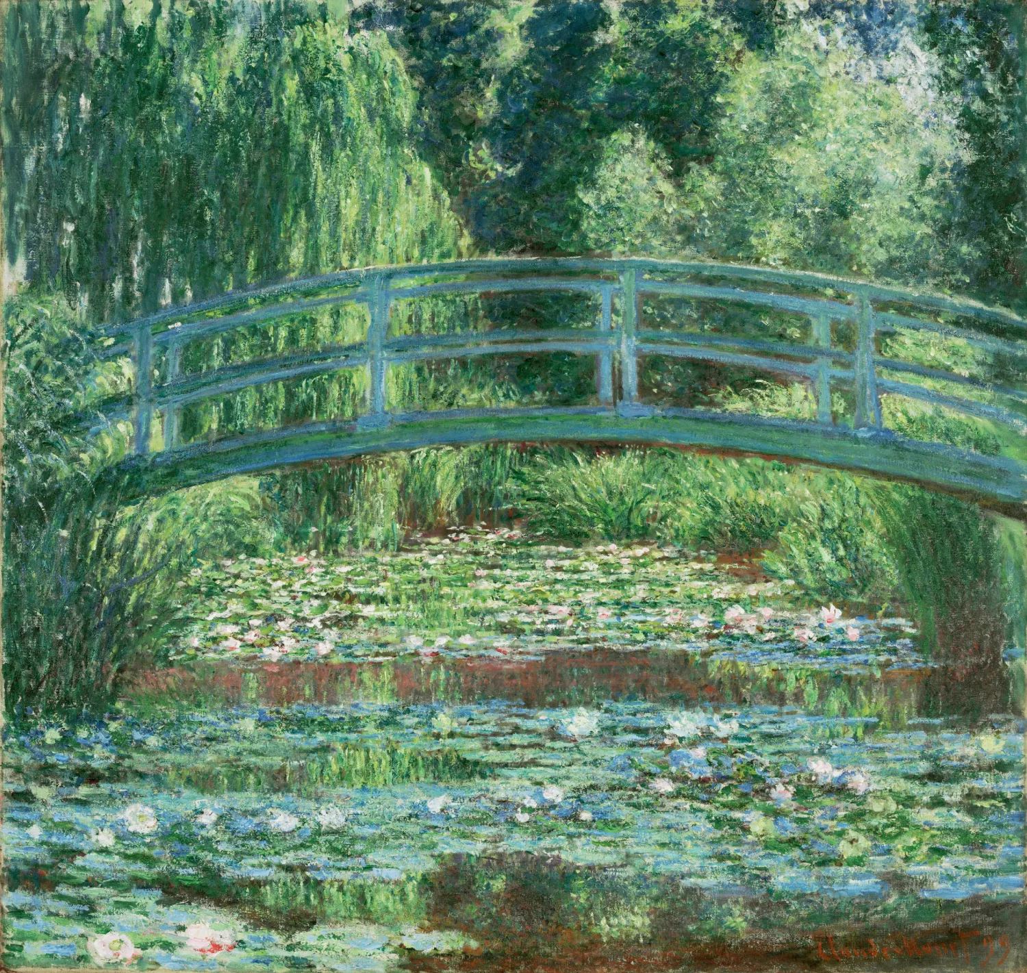 Claude_Monet_El_Puente_Japonés 1889